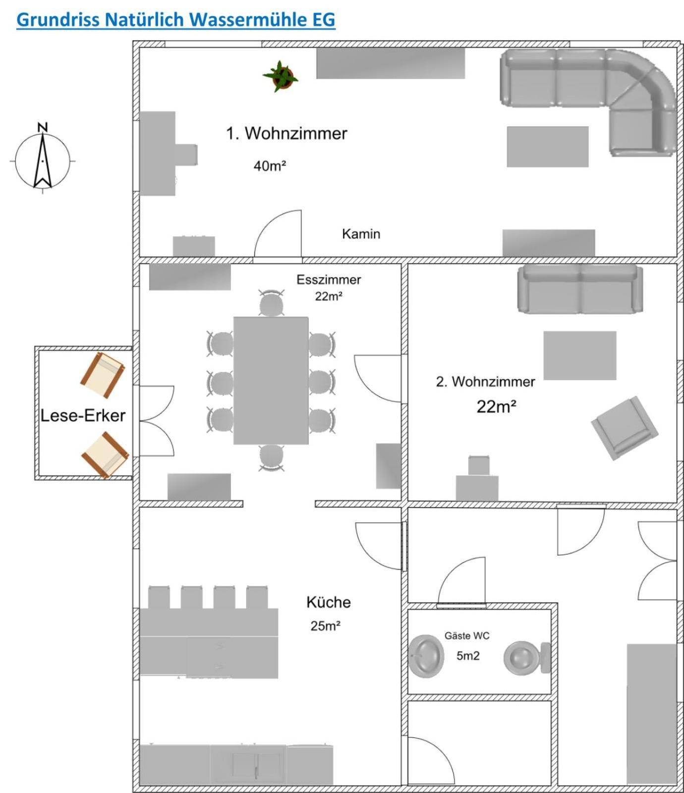 Ferienhaus Naturlich Wassermuhle คัพเพล์น ภายนอก รูปภาพ