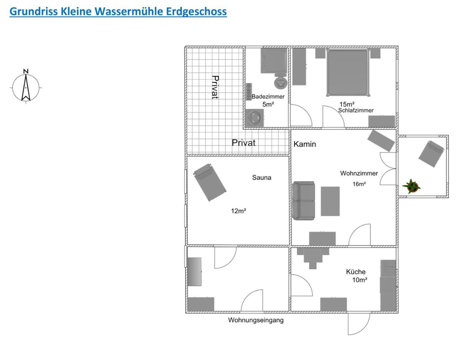 Ferienhaus Naturlich Wassermuhle คัพเพล์น ภายนอก รูปภาพ